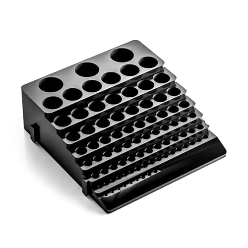 Hohe Kapazität 85 Löcher Schwarzer Speicherbox Rack Für Bohrerbits Und Frässesträger Multifunktional Tool Organisatoren Fallwerkzeughalter Hohe Kapazität 85 Löcher Schwarzer Speicherbox Rack Für Bohrerbits Und Frässesträger Multifunktional Tool Organisatoren Fallwerkzeughalter von JSGHGDF