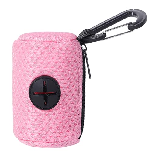 Hundekothalter aus Nylon, praktischer Spender, Haustierkotbeutelhalter, Netzstoff, Kotbeutelspender für Hunde, Spaziergänge im Freien, Rosa Hundekothalter aus Nylon, praktischer Spender, Haustierkotbeutelhalter, Netzstoff, Kotbeutelspender für Hunde, Spaziergänge im Freien, Rosa von JSGHGDF