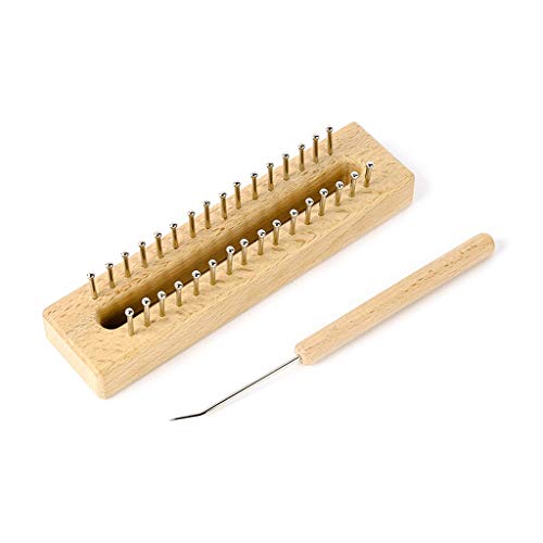 JSGHGDF 32 Nadeln aus Holz, Strickbrett, Haken, Nadel, Basteln, Socken, Weben JSGHGDF 32 Nadeln aus Holz, Strickbrett, Haken, Nadel, Basteln, Socken, Weben von JSGHGDF