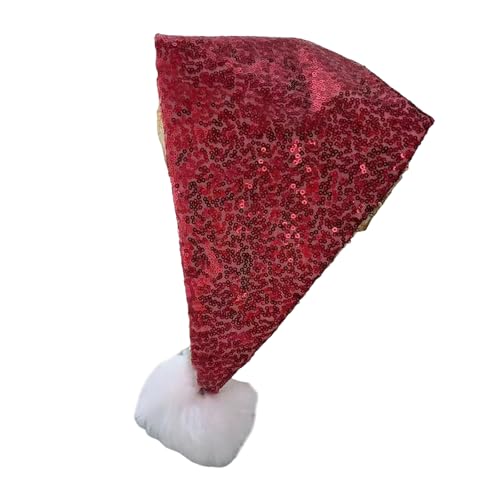JSGHGDF Weihnachtsmannmütze, bunte Pailletten, Weihnachtsmannmütze, Urlaub, Feiern, Party-Accessoire, Kopfbedeckung für Eltern und Kinder JSGHGDF Weihnachtsmannmütze, bunte Pailletten, Weihnachtsmannmütze, Urlaub, Feiern, Party-Accessoire, Kopfbedeckung für Eltern und Kinder von JSGHGDF