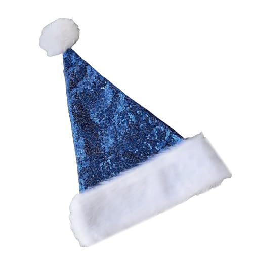 JSGHGDF Weihnachtsmannmütze, bunte Pailletten, Weihnachtsmannmütze, Urlaub, Feiern, Party-Accessoire, Kopfbedeckung für Eltern und Kinder JSGHGDF Weihnachtsmannmütze, bunte Pailletten, Weihnachtsmannmütze, Urlaub, Feiern, Party-Accessoire, Kopfbedeckung für Eltern und Kinder von JSGHGDF