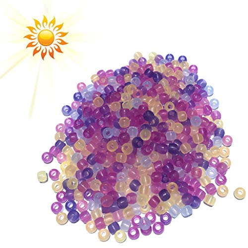Luminöse Farbwechsel Perlen Acryl Armband Perlen Dunkeln Für Ponyperlen Farbenfrohe Druckperlen Accessorie Dunkeln Leuchten von JSGHGDF
