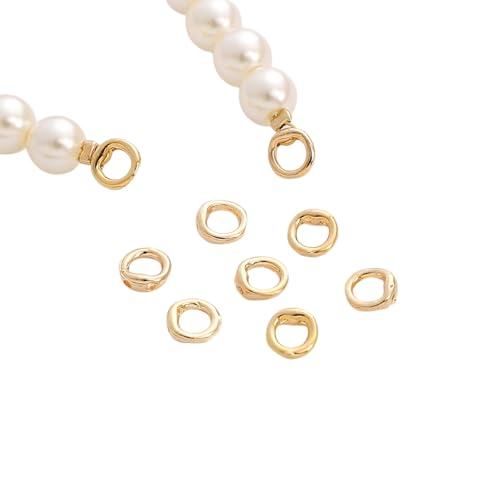 Packung Mit 20 Vielseitigen Anschlussringen Praktische Endperlenspitze 14K Gold Doppel Loch Anschlussringe Für Schmuckherstellung Packung Mit 20 Vielseitigen Anschlussringen Praktische Endperlenspitze 14K Gold Doppel Loch Anschlussringe Für Schmuckherstellung von JSGHGDF