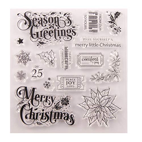 Silikon-Stempel mit Weihnachtsschneeflocke, transparent, Siegelstempel, Scrapbooking, Prägung Silikon-Stempel mit Weihnachtsschneeflocke, transparent, Siegelstempel, Scrapbooking, Prägung von JSGHGDF
