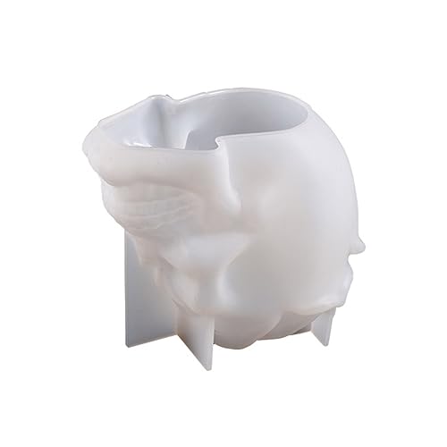Silikonform mit Rosen-Totenkopf-Motiv, Blumenform, Tischdekoration, Gipsherstellung, Werkzeug, Epoxidharz, leicht zu reinigen Silikonform mit Rosen-Totenkopf-Motiv, Blumenform, Tischdekoration, Gipsherstellung, Werkzeug, Epoxidharz, leicht zu reinigen von JSGHGDF