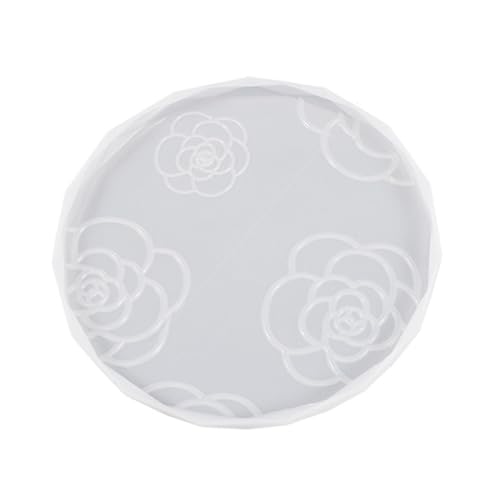 Silikonform mit Rosenblüten, rund, rechteckig, Tablett, Tassenmatte, Epoxidharz, Gießform für Handwerk, Heimdekorationen Silikonform mit Rosenblüten, rund, rechteckig, Tablett, Tassenmatte, Epoxidharz, Gießform für Handwerk, Heimdekorationen von JSGHGDF