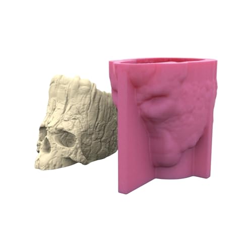 Silikonschädelform Pflanzer Ornament Form Zum Handwerksharzkunst Für Heimdekoration Und Büroausschüsse Geeignet von JSGHGDF