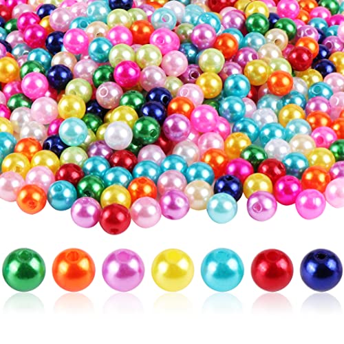 1000 Stück 8mm Perlen Kunststoff Bunte Bastelperlen Kunstperlen künstliche Perlen Bastelperlen für DIY Schmuckherstellung, Armbänder, Halsketten Basteln 1000 Stück 8mm Perlen Kunststoff Bunte Bastelperlen Kunstperlen künstliche Perlen Bastelperlen für DIY Schmuckherstellung, Armbänder, Halsketten Basteln von JSMTKJ