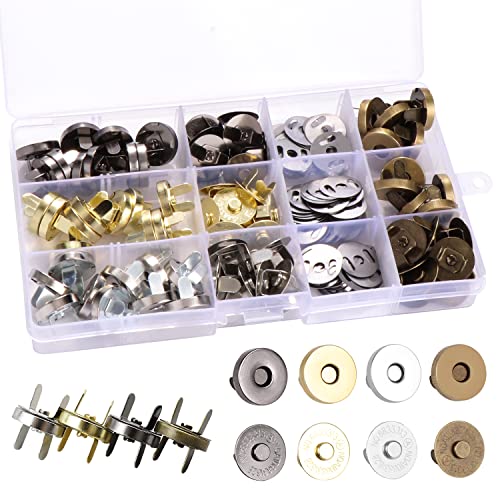 40 Stück Magnetische Knöpfe 18mm Magnetknöpfe Magnetverschluss Magnetische Druckknöpf für DIY Tasche Mäntel Jacken Windbreaker Geldtasche Rucksack 40 Stück Magnetische Knöpfe 18mm Magnetknöpfe Magnetverschluss Magnetische Druckknöpf für DIY Tasche Mäntel Jacken Windbreaker Geldtasche Rucksack von JSMTKJ