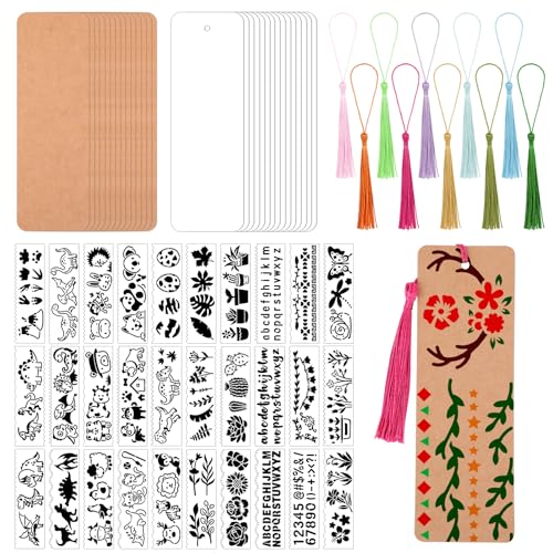 JSRQT 30Stk Blanko Lesezeichen Set, Lesezeichen Karton aus Papier für Lesefreunde, Bookmarks Einschließlich Weißer und Brauner Leerer Etiketten, Zeichenschablonen, Quasten, für DIY Projekte Geschenk JSRQT 30Stk Blanko Lesezeichen Set, Lesezeichen Karton aus Papier für Lesefreunde, Bookmarks Einschließlich Weißer und Brauner Leerer Etiketten, Zeichenschablonen, Quasten, für DIY Projekte Geschenk von JSRQT