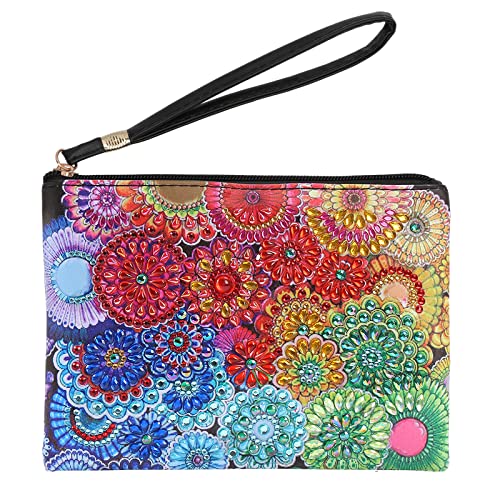 JSRQT Diamond Art Painting Handbag 5D Handtasche für Mädchen Frauen Blume Cross-Body Tasche mit Kette DIY Diamantgemälde Umhängetasche Party Travel JSRQT Diamond Art Painting Handbag 5D Handtasche für Mädchen Frauen Blume Cross-Body Tasche mit Kette DIY Diamantgemälde Umhängetasche Party Travel von JSRQT