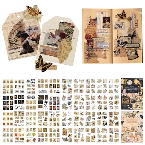 JSTHHTT 283 Stück Scrapbooking Aufkleber Set, Schmetterling Aufklebe, Scrapbook Stickers Set for Album Craft Calendar,Card Making, Laptop, DIY Art, Gepäck, Wand und Fenster JSTHHTT 283 Stück Scrapbooking Aufkleber Set, Schmetterling Aufklebe, Scrapbook Stickers Set for Album Craft Calendar,Card Making, Laptop, DIY Art, Gepäck, Wand und Fenster von JSTHHTT