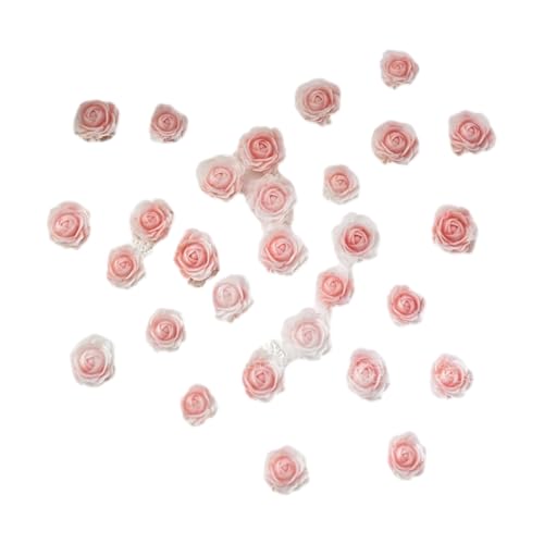 50 Stück Harz-Rosen-Nagelkunst-Dekorationen, 3D-Nägel, exquisites Design für Maniküre, gemischte Größen, Rosennägel 50 Stück Harz-Rosen-Nagelkunst-Dekorationen, 3D-Nägel, exquisites Design für Maniküre, gemischte Größen, Rosennägel von JSZDFSV
