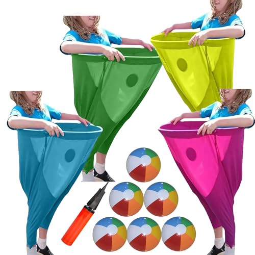 JSvsza Granny Pants Yard Game, Granny Pants Outdoor Game with Bouncy Balls, Wurfspiel für draußen, Gruppen-Ballspiel, Gartenspiel für alle Altersgruppen, Mixed Color 4pcs JSvsza Granny Pants Yard Game, Granny Pants Outdoor Game with Bouncy Balls, Wurfspiel für draußen, Gruppen-Ballspiel, Gartenspiel für alle Altersgruppen, Mixed Color 4pcs von JSvsza