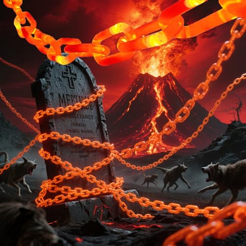 JSvsza Halloween Kunststoffkette Lichterkette, Dekoration Wasserdicht Batteriebetrieben mit Timer Lichterkette für Halloween Party, Karneval, Veranda, Fenster, Herbst Dekoration, 4M JSvsza Halloween Kunststoffkette Lichterkette, Dekoration Wasserdicht Batteriebetrieben mit Timer Lichterkette für Halloween Party, Karneval, Veranda, Fenster, Herbst Dekoration, 4M von JSvsza