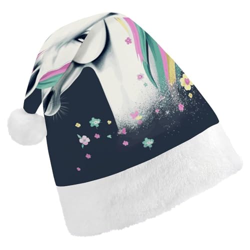 JTKBNVM Be Horse Weihnachtsmütze für Damen Herren Nikolausmütze für Erwachsene Rote Mütze Kurzer Plüsch mit weißen Bündchen JTKBNVM Be Horse Weihnachtsmütze für Damen Herren Nikolausmütze für Erwachsene Rote Mütze Kurzer Plüsch mit weißen Bündchen von JTKBNVM
