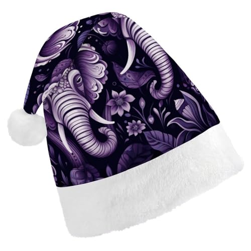 JTKBNVM Cartoon Niedliche Elefant Weihnachtsmütze für Damen Herren Nikolausmütze für Erwachsene Rote Mütze Kurzer Plüsch mit weißen Bündchen JTKBNVM Cartoon Niedliche Elefant Weihnachtsmütze für Damen Herren Nikolausmütze für Erwachsene Rote Mütze Kurzer Plüsch mit weißen Bündchen von JTKBNVM