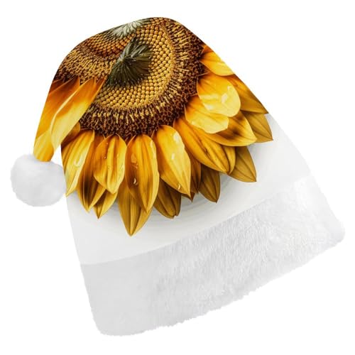 JTKBNVM Eine Blume Weihnachtsmütze für Damen Herren Nikolausmütze für Erwachsene Rote Mütze Kurzer Plüsch mit weißen Bündchen JTKBNVM Eine Blume Weihnachtsmütze für Damen Herren Nikolausmütze für Erwachsene Rote Mütze Kurzer Plüsch mit weißen Bündchen von JTKBNVM