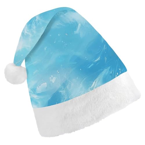 JTKLQBN Weihnachtsmütze für Erwachsene, niedliches hellblaues Bild, bedruckte Weihnachtsmannmütze für Erwachsene, Weihnachtsmützen für Damen und Herren, Unisex, Neujahrsgeschenke JTKLQBN Weihnachtsmütze für Erwachsene, niedliches hellblaues Bild, bedruckte Weihnachtsmannmütze für Erwachsene, Weihnachtsmützen für Damen und Herren, Unisex, Neujahrsgeschenke von JTKLQBN