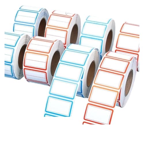 Etiketten Selbstklebend 1 Rolle 1000 Stück Klebeetikettenaufkleber for Verpacken von Schreibprodukten der Kategorie Papieraufkleber(Blue) von JTKSSCS