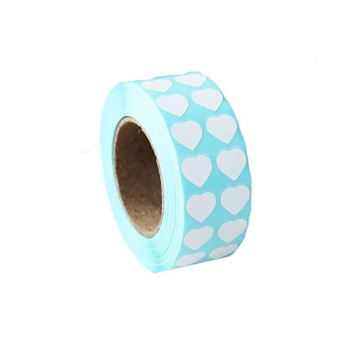 Etiketten Selbstklebend 3000PCS Platz Klassifizierung Label Aufkleber Werkzeuge Unterscheiden Lagerung Box Runde Aufkleber Herz-förmigen(Heart-shaped) von JTKSSCS