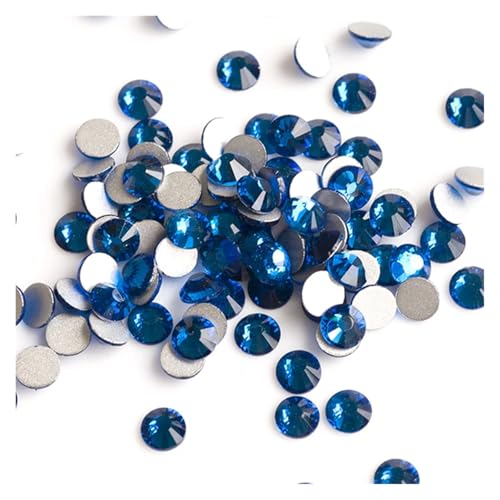 Hotfix Strasssteine Flatback Kristall-Strasssteine ​​in allen Größen for Nagelkleidung for Basteln, Dekorieren, Edelsteine(Capri Blue,SS10 1440Pcs) von JTKSSCS