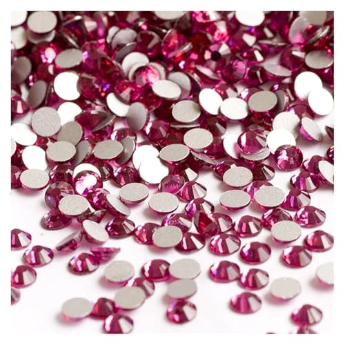 Hotfix Strasssteine Flatback Kristall-Strasssteine ​​in allen Größen for Nagelkleidung for Basteln, Dekorieren, Edelsteine(Fuchsia,SS6 1440Pcs) von JTKSSCS