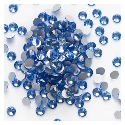 Hotfix Strasssteine Flatback Kristall-Strasssteine ​​in allen Größen for Nagelkleidung for Basteln, Dekorieren, Edelsteine(Light Sapphire,SS16 1440Pcs) von JTKSSCS
