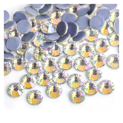 Hotfix Strasssteine Grüner Vulkan Farbe Eisen auf Strass/Hot Fix Kristall Strass Nähen & Stoff Bekleidungssteine(Night Sky,Ss20 1440pcs) von JTKSSCS