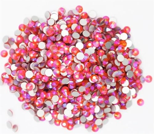 Hotfix Strasssteine Hellrosa, rosafarbenes Glas, 3D-Nagelkunst-Strasssteine, SS3, SS4, SS5, SS6, SS8, SS10, SS12, SS16, SS20, SS30, Kristallnägel, nicht HotFix-Dekorationen(Hyacinth AB,SS30 288pcs) von JTKSSCS