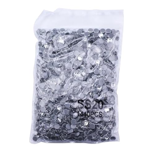 Hotfix Strasssteine HotFix-Kristall-Strasssteine ​​mit Kleber an der Unterseite, alle Größen, for Nähen und Dekorieren von Stoff, Kleidung, Schuhen Taschen(Clear,Ss3 1440pcs) von JTKSSCS