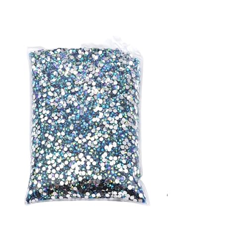 Hotfix Strasssteine Hotfix-Strasssteine, großes Paket, Harz, nicht, lose, flache Kristalle, Nagel, DIY, Glitzerstein(Deep Blue AB,PCS_3MM 10000PCS) von JTKSSCS