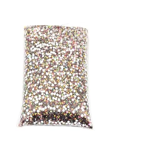 Hotfix Strasssteine Hotfix-Strasssteine, großes Paket, Harz, nicht, lose, flache Kristalle, Nagel, DIY, Glitzerstein(Deep pink AB,PCS_2MM 10000PCS) von JTKSSCS