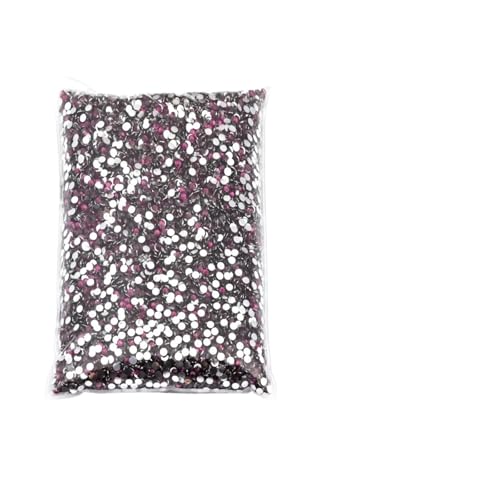 Hotfix Strasssteine Hotfix-Strasssteine, großes Paket, Harz, nicht, lose, flache Kristalle, Nagel, DIY, Glitzerstein(Grape Purple,PCS_5MM 3000PCS) von JTKSSCS