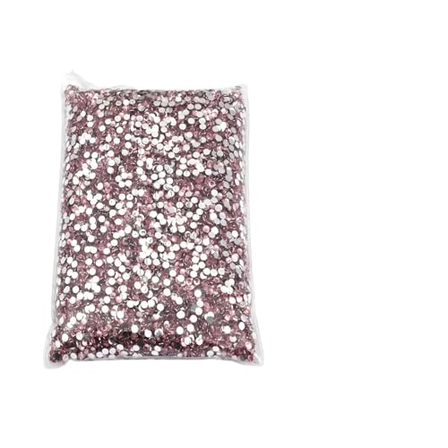 Hotfix Strasssteine Hotfix-Strasssteine, großes Paket, Harz, nicht, lose, flache Kristalle, Nagel, DIY, Glitzerstein(Light Pink,PCS_5MM 3000PCS) von JTKSSCS