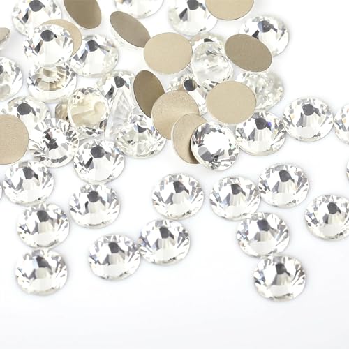 Hotfix Strasssteine Kristall-AB-Hotfix-Strasssteine mit flacher Rückseite for Aufbügeln, Kristallsteine, Hotfix-Strasssteine für die Dekoration von Stoff und Kleidungsstücken(Gold Clear,Ss40 144pc Hotfix Strasssteine Kristall-AB-Hotfix-Strasssteine mit flacher Rückseite for Aufbügeln, Kristallsteine, Hotfix-Strasssteine für die Dekoration von Stoff und Kleidungsstücken(Gold Clear,Ss40 144pc von JTKSSCS