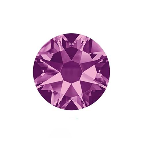 Hotfix Strasssteine Nicht Hotfix DIY Strass Kristall Stick Auf Nail art Dekorationen Handarbeit Kleidung(Amethyst,SS16 1440Pcs) von JTKSSCS