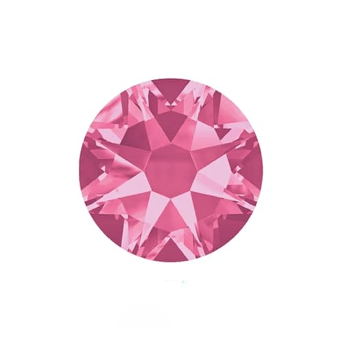 Hotfix Strasssteine Nicht Hotfix DIY Strass Kristall Stick Auf Nail art Dekorationen Handarbeit Kleidung(Rose,SS30 288Pcs) von JTKSSCS