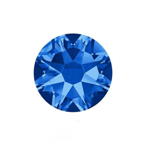 Hotfix Strasssteine Nicht Hotfix DIY Strass Kristall Stick Auf Nail art Dekorationen Handarbeit Kleidung(Sapphire,SS30 288Pcs) von JTKSSCS
