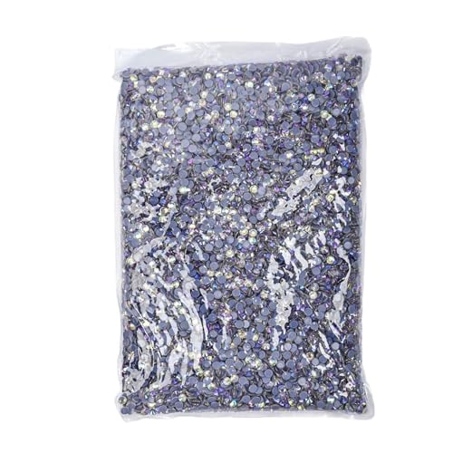JTKSSCS Hotfix Strasssteine 14400 Stück Hotfix-Strasssteine ​​SS6-SS20 Kristall-Hotfix-Strasssteine(Moonlight,SS10-14400pcs) von JTKSSCS
