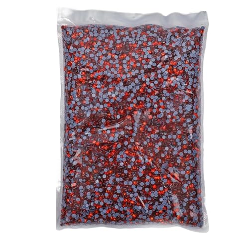 JTKSSCS Hotfix Strasssteine 14400 Stück Hotfix-Strasssteine ​​SS6-SS20 Kristall-Hotfix-Strasssteine(Orange,SS16-14400pcs) von JTKSSCS