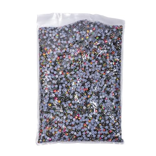 JTKSSCS Hotfix Strasssteine 14400 Stück Hotfix-Strasssteine ​​SS6-SS20 Kristall-Hotfix-Strasssteine(Rainbow,SS20-14400pcs) von JTKSSCS