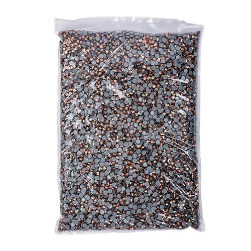 JTKSSCS Hotfix Strasssteine 14400 Stück Hotfix-Strasssteine ​​SS6-SS20 Kristall-Hotfix-Strasssteine(Rose Gold,SS16-14400pcs) von JTKSSCS