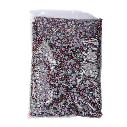 JTKSSCS Hotfix Strasssteine 14400 Stück Hotfix-Strasssteine ​​SS6-SS20 Kristall-Hotfix-Strasssteine(Rose Gold AB,SS12-14400pcs) von JTKSSCS