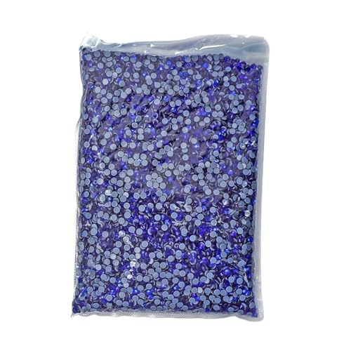 JTKSSCS Hotfix Strasssteine 14400 Stück Hotfix-Strasssteine ​​SS6-SS20 Kristall-Hotfix-Strasssteine(Sapphire,SS20-14400pcs) von JTKSSCS