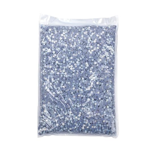 JTKSSCS Hotfix Strasssteine 14400 Stück Hotfix-Strasssteine ​​SS6-SS20 Kristall-Hotfix-Strasssteine(White Opal,SS8-14400pcs) von JTKSSCS