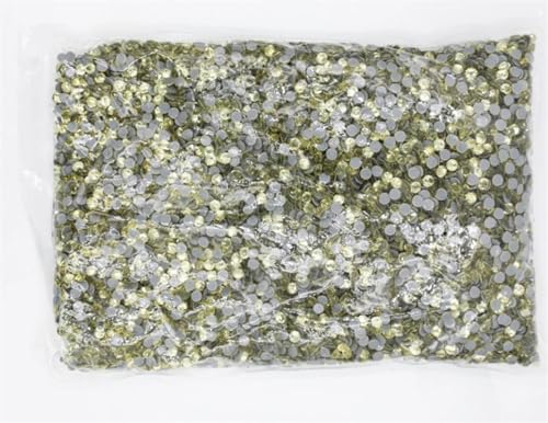 JTKSSCS Hotfix Strasssteine Big Bulk Bag 45 Farben Hotfix Strasssteine ​​Kristall Hot Fix Strass Kleidungsstück(Jonquil) von JTKSSCS