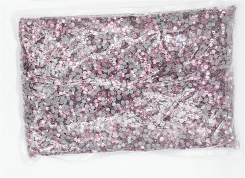 JTKSSCS Hotfix Strasssteine Big Bulk Bag 45 Farben Hotfix Strasssteine ​​Kristall Hot Fix Strass Kleidungsstück(Lt.Rose) von JTKSSCS