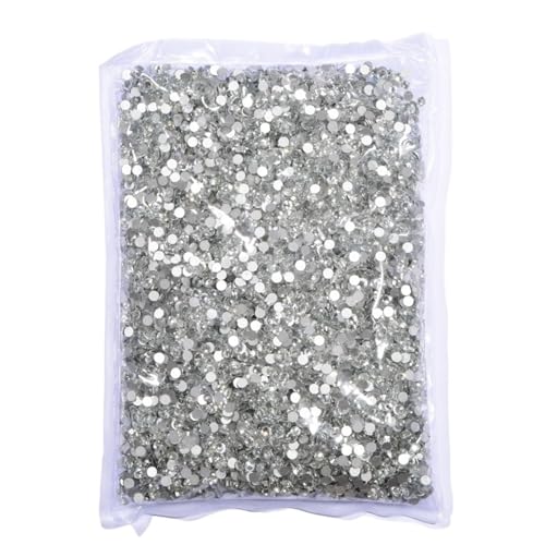 JTKSSCS Hotfix Strasssteine Glitzernde, Nicht Hotfix-Strasssteine, Nägel, Kristalle, Nagelzubehör for Nagel-Charms, Kleid, Nagelkunst(SS30-2880PCS) von JTKSSCS
