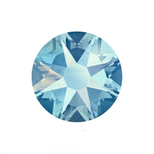 JTKSSCS Hotfix Strasssteine Hotfix-Strassfarben AB, for Aufbügeln auf Kleidung, Kristalle, Strass, Nähen, Handarbeit, DIY, Diamant-Handwerk(Lt. Sapphire AB,SS20 1440pcs) von JTKSSCS